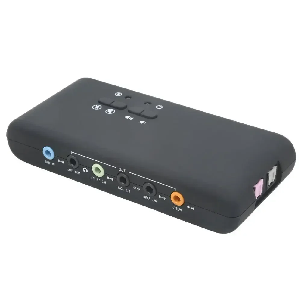 Usb Sound Card External - Professional USB Sound Card CM6206 Chipset