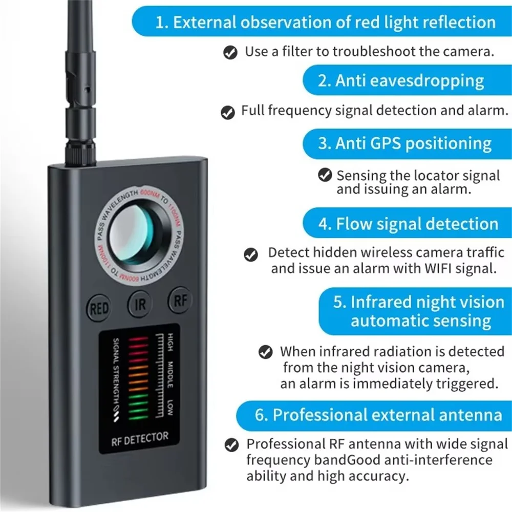 Hidden Camera Detector Anti Sp - Electronics Gadgets Sale review and price