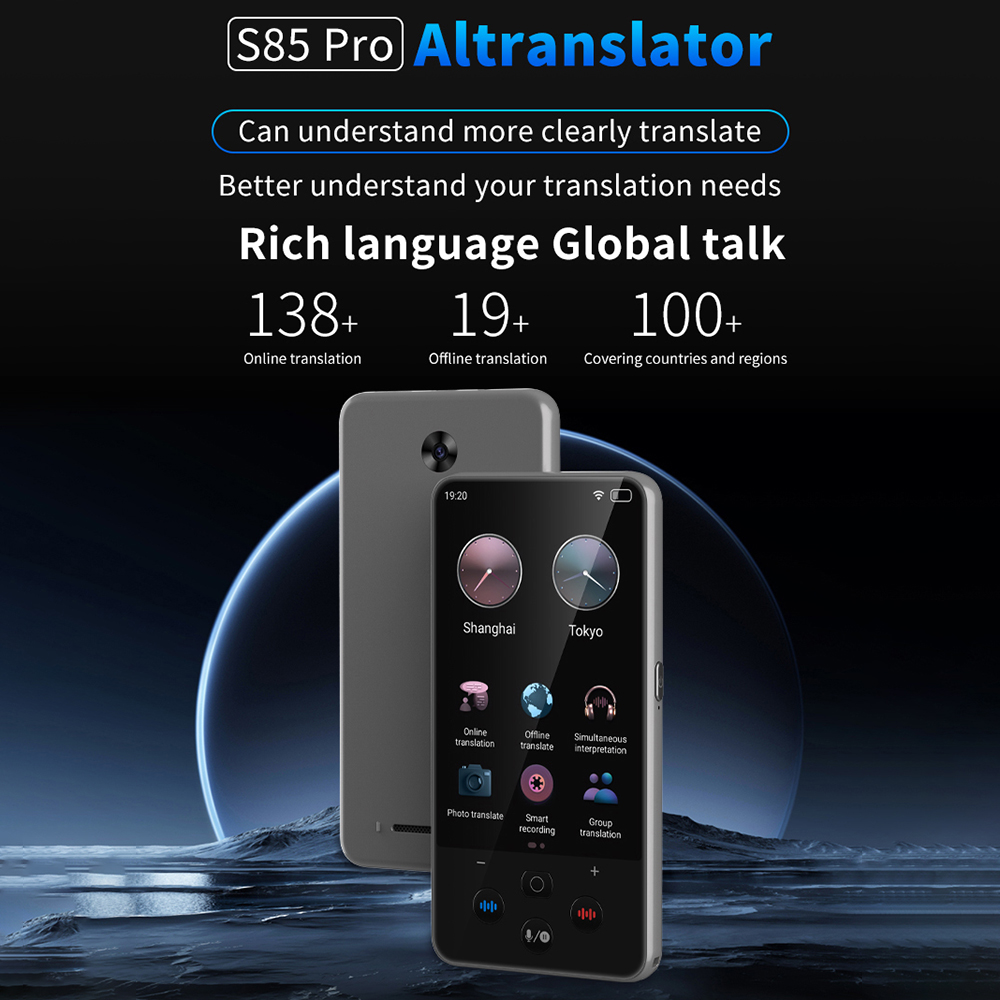 S85 pro Language Translator De - Portable Translator Device review and price