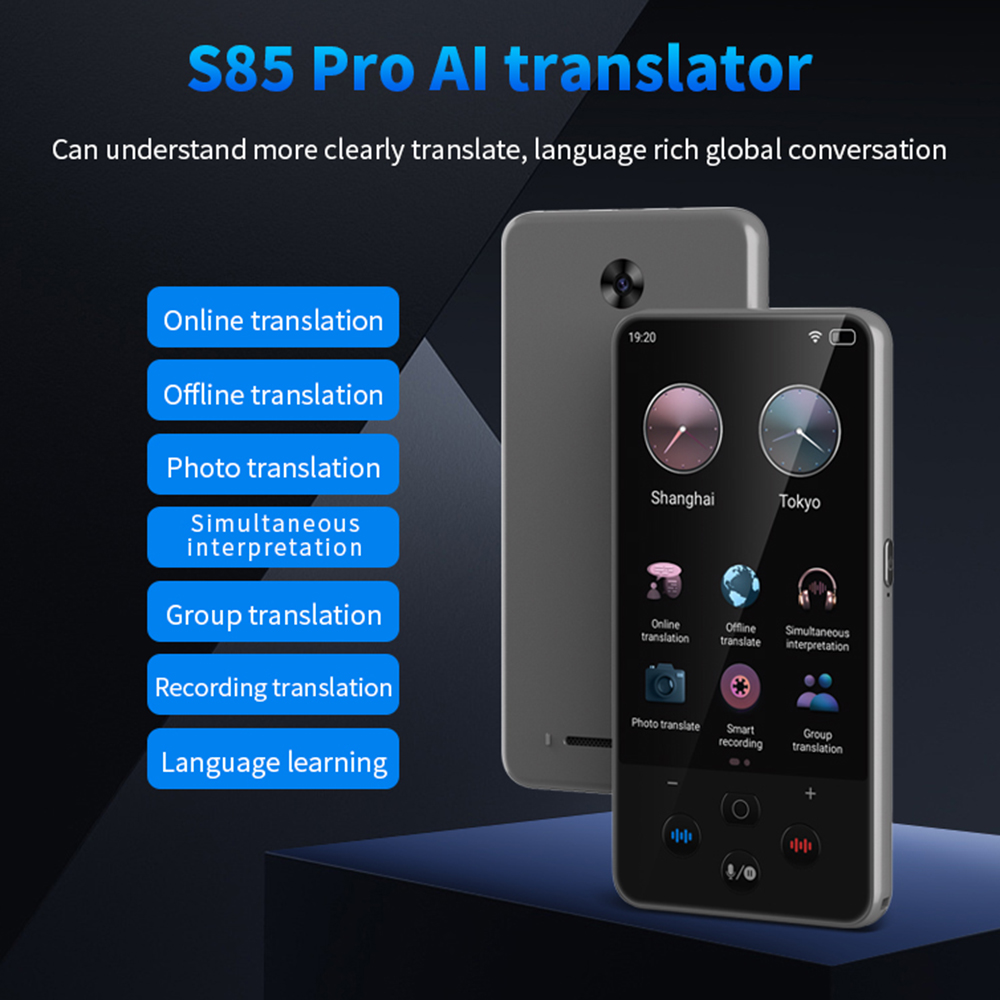S85 pro Language Translator De - Portable Translator Device review and price