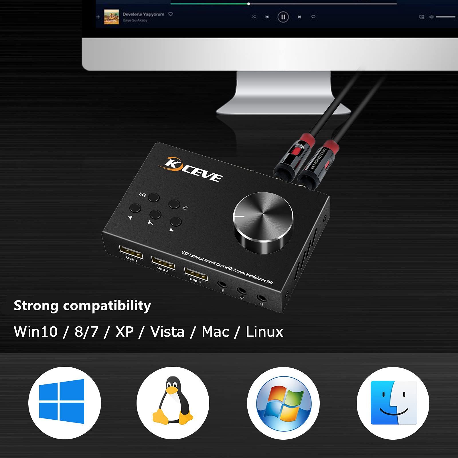 External Sound Card with Volum - Usb Sound Card External review and price