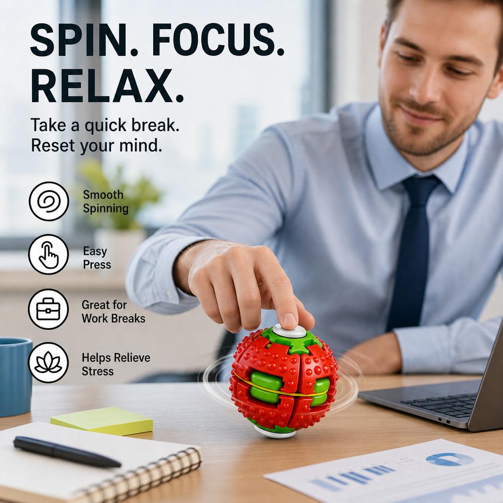 Dual Play Press Rotate Fidget  - Electronics Gadgets Sale review and price