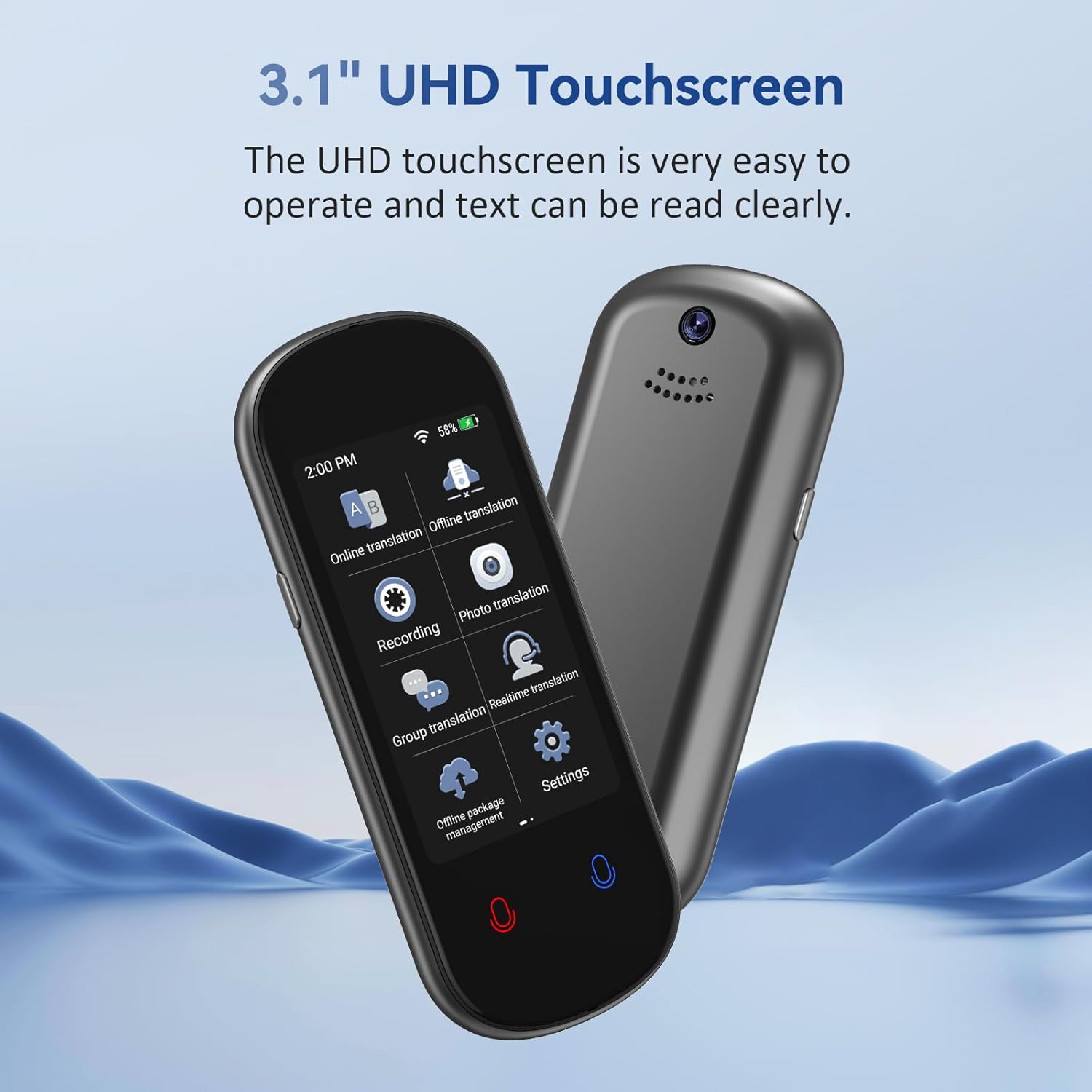 Instant AI Voice Translator Z2 - Portable Translator Device review and price