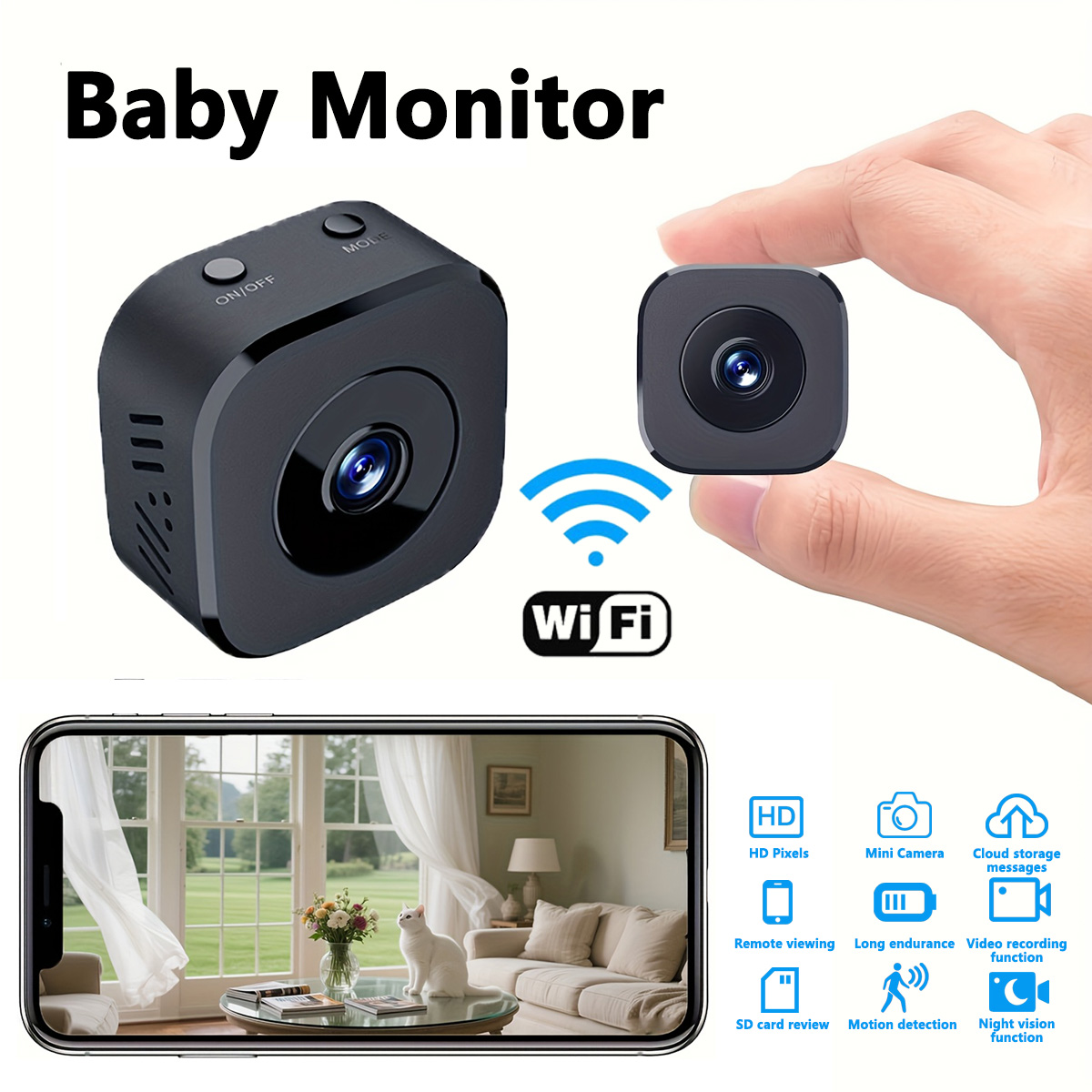 1080P HD Mini WiFi Camera Indo - Compact Camera Mirrorless review and price