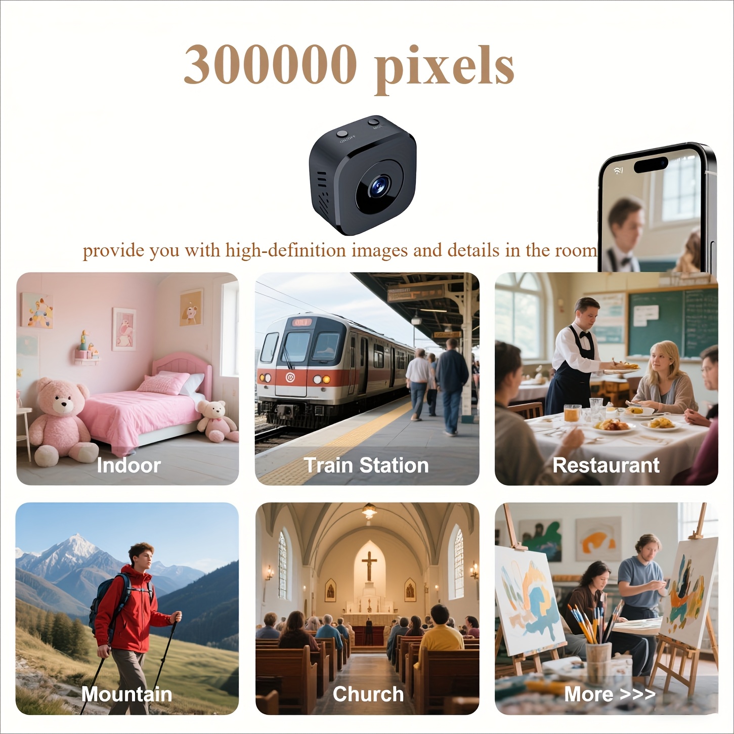 1080P HD Mini WiFi Camera Indo - Compact Camera Mirrorless review and price
