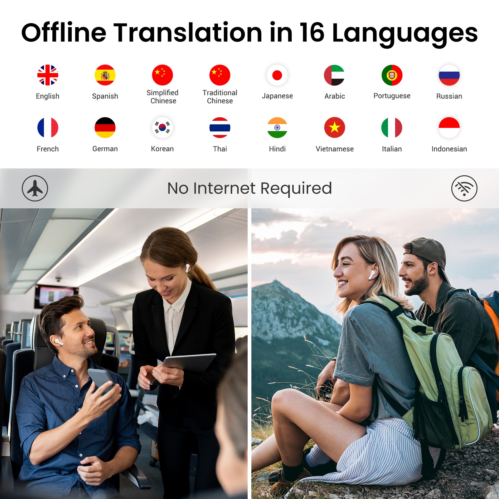 Wooask [A8] Translator Earbuds - Portable Translator Device review and price
